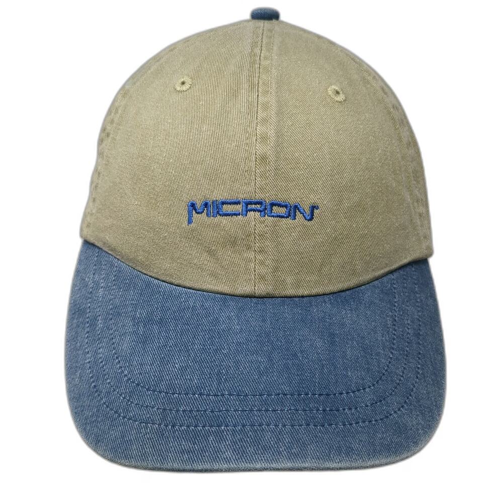 Alternative Headwear Baseball Cap Beige Blue OSFM Slideback Micron Hat Cotton